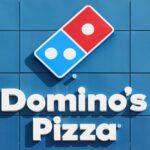 Domino's Pizza logo on a blue background
