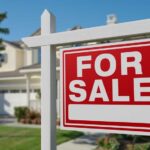 Pending Sales FREEFALL: Unprecedented 9.3% Drop A 'For Sale' sign in front of a house