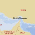 Hormuz Chokepoint Chaos Threatens Global Oil Map showing the Strait of Hormuz and surrounding countries