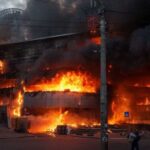 Fires burn in Kyiv after Russia uses hypersonic missile in mass attack on Ukraine