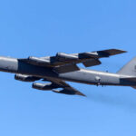 VIDEO: B-52 Crashes at U.S. Airbase — 8 Dead B-52 bomber flying against a clear blue sky
