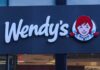 Wendy's restaurant sign featuring the logo and character